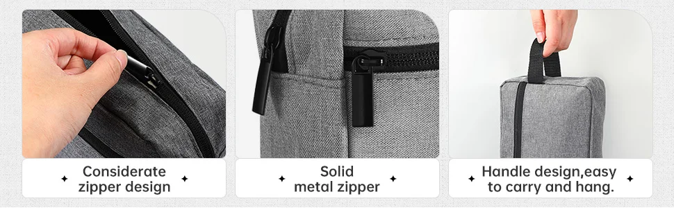 Tragbare Aufbewahrungstaschen für Herren, Kulturbeutel, Rasiersack, Kulturbeutel, Reisetasche, Kosmetiktasche für Damen, Make-up-Tasche, Organizer – Detail 9