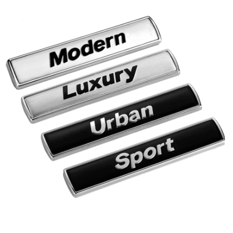 2pcs Luxury Modern Urban Sport Refit Car Auto Fender Tail Emblem Badge Sticker for  E46 E39 E90 E60 E36 E30 E34 F30 F10 F20