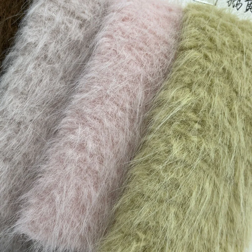 Sewbato 160x90cm Cashmere Plush Fabric Approximately 800g Skin-friendly Warm Minky Fabric DIY Handmade/apparel Faux Fur Fabric