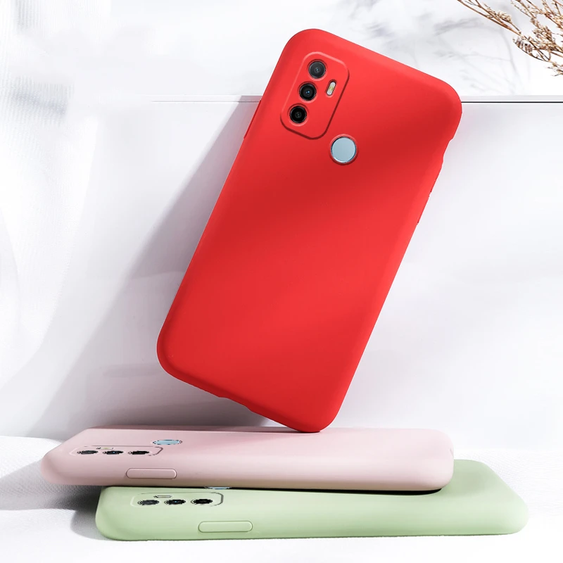 Para OPPO A53 funda para OPPO A78 funda protectora de goma suave de silicona OPPO A53 A96 A77s A58 A76 A94 A95 A74 A52 A72 A57 cubierta