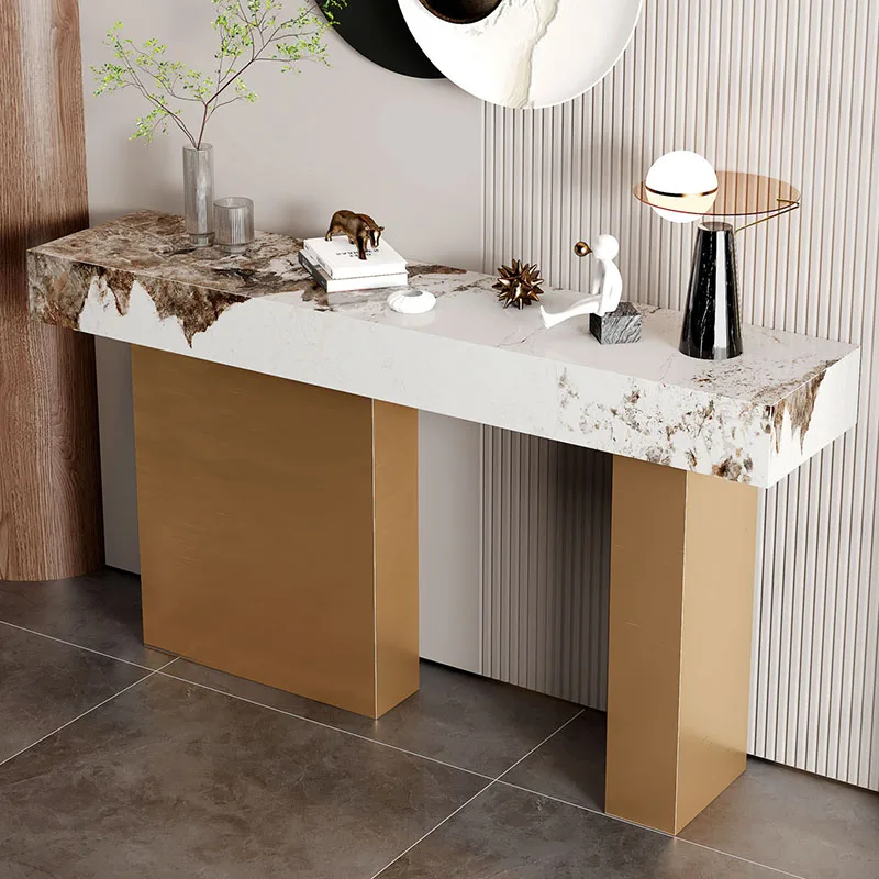 

Nordic Minimalist Entrance Table Corner Table Hallway Aesthetic Narrow Hall Luxury Recibidor Para Entrada Furniture Living Room