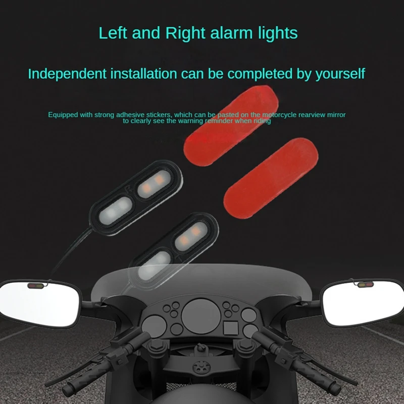 Motorcycle Blind Spot Radar Detection System Millimeter Wave Sensor Merging Assistant