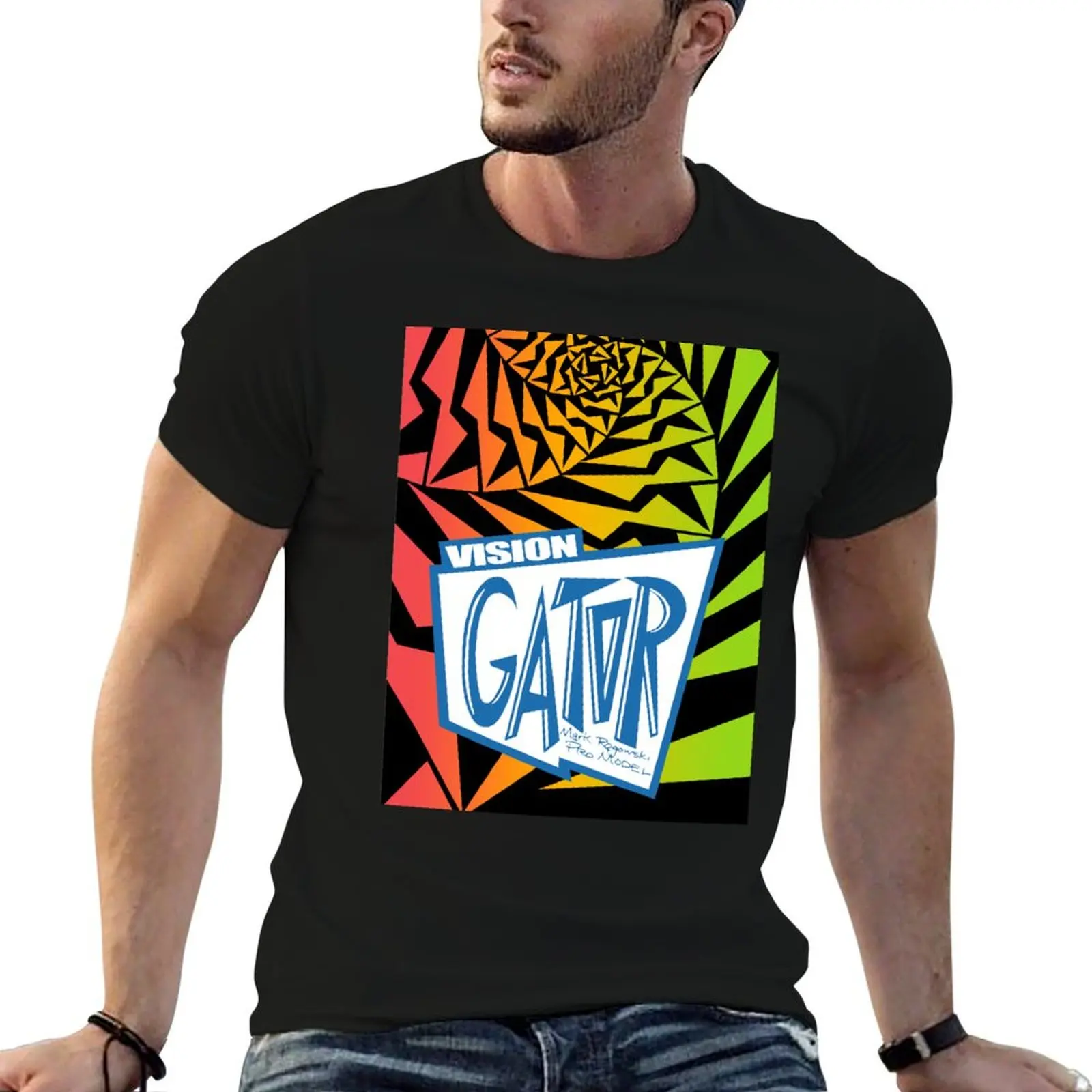 Vision Gator T-Shirt Plus Size Gym Sports T-Shirt