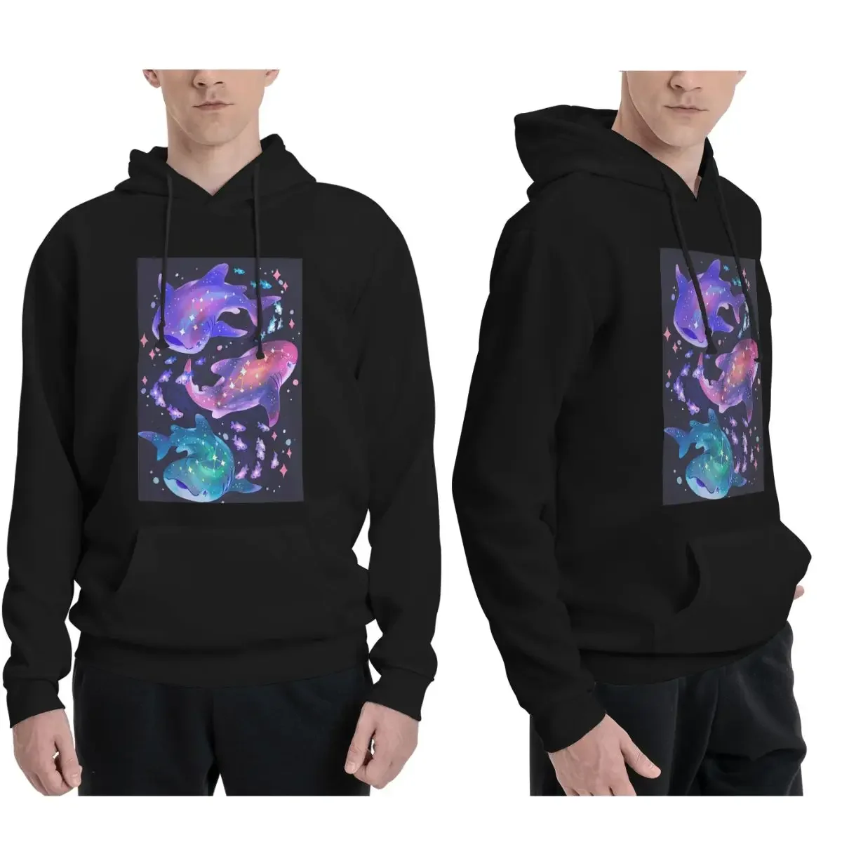 Cosmic Whale Shark Hoodies Men Women Casual Pullover Sweatshirt Fashion Long Sleeve Clothing Autumn Winter