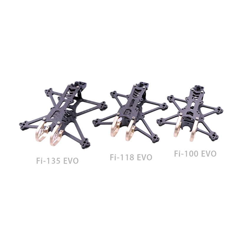 JMT Fi-100-EVO 2 inch 100MM / Fi-118-EVO 2.5 inch 118MM / Fi-135-EVO 3 Inch Toothpick Frame Kit RC Drone For DJI O3 Air Unit