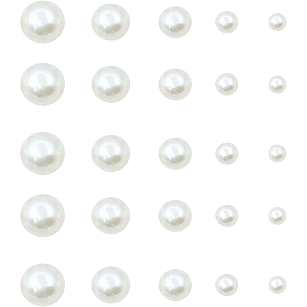 

1 Box White Round Imitation Pearl For Jewelry Making Spacer Beads Diy Crafts Material Artificial Pearl Accessories Multi-Purpose