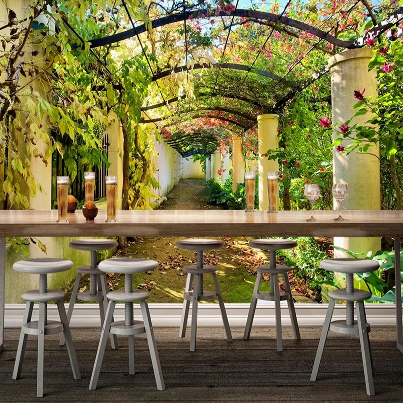 Custom 3D Mural Landscape Garden Photo Wallpaper Beautiful Living room sofa TV background wall bedroom restaurant study Hotel 8d