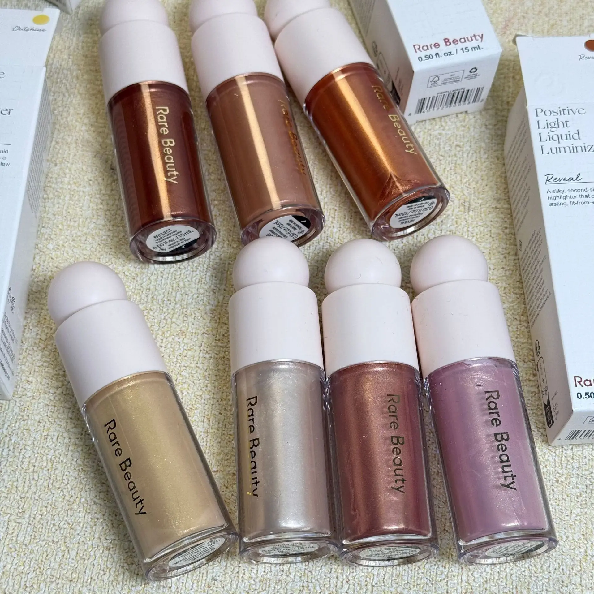 Rare Beauty Light Silky Touch Innovative Highlighter Transferproof Smudgeproof Water-resistant Long Lasting Makeup Cosmetics