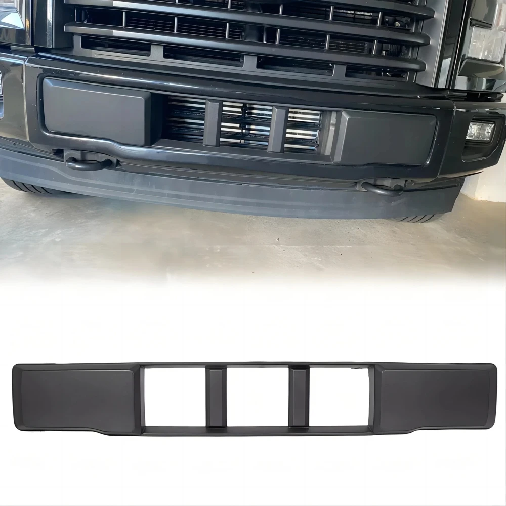 Strukturierte Stoßstangen-Untergitter-Dekorabdeckung für Ford F150 2015-2017, Ersatzblende für den Frontgrill – Detail 4