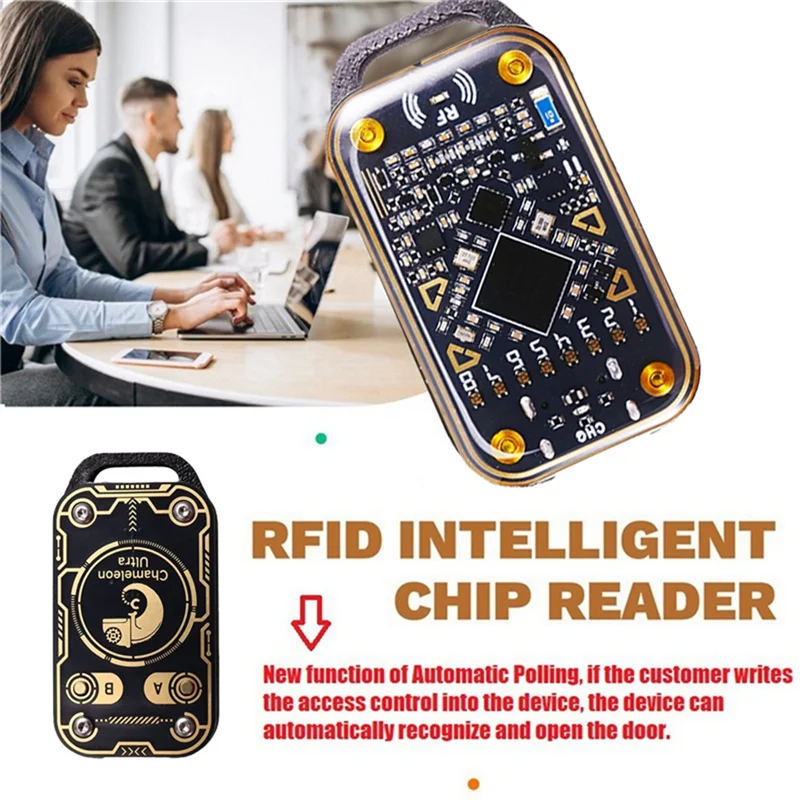 Sqpp-camaleão ultra rfid emulador de cartão inteligente leitor de chip inteligente nfc duplicador 125khz 13.56mhz id ic cartão decodificação + 5xcuid cartão