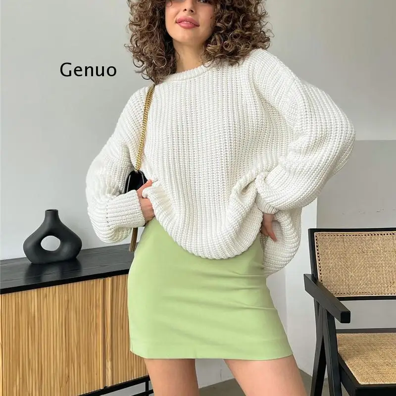 Oversized Sweater Women Turtleneck Jumpers Long Sleeve Winter Thick Pullover Female Loose Casual Knitted Lady Sweaters Knitwear