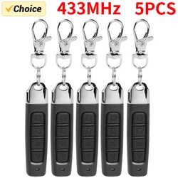 1/5PCS 433MHz Auto Copy Remote Control Electric Garage Door Opener Remote Controller Duplicator Clone Cloning Code Transmitter