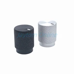 2pcs 12.5 * 16mm Solid Aluminum Alloy Knob Switch Potentiometer Audio Amplifier Power Amplifier Adjustment Cap Round Hole 6mm