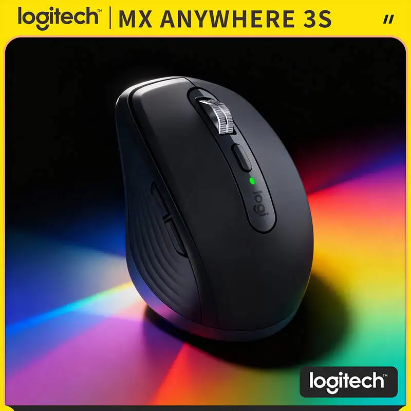 

Компактная мышь Logitech MX Anywhere 3S, эргономичный дизайн, перезаряжаемая, с быстрым прокруткой для портативных ПК Mac