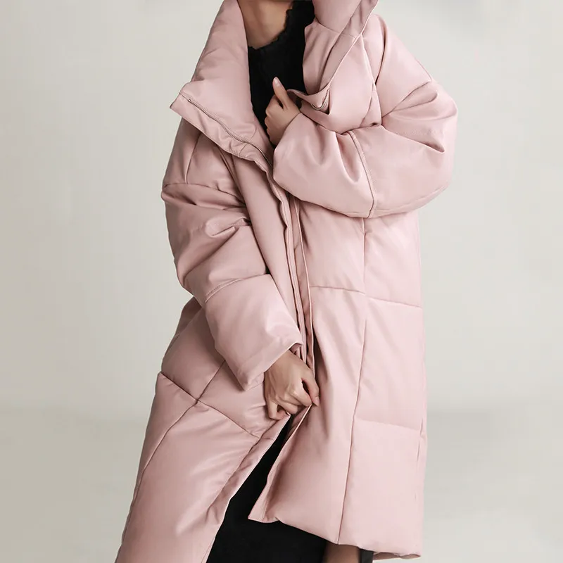 

Women's Design Sense Is Niche Loose and Thick Warm Bread Jacket Stand Up Collar Jacket