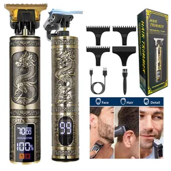 2024 Hete Verkoop Super Deals Draadloze Bewaker Usb Oplaadbare Oplader Kapper Heren Trimmer Clipper Scheermes Snijmachine