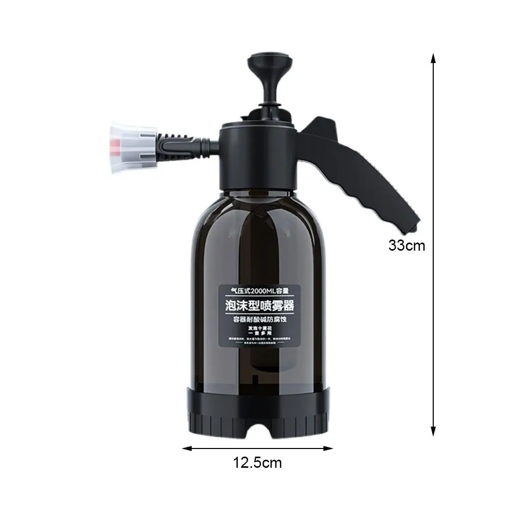 Handgehaltener Schaumsprüher für Autos, Hochdruck-Handpumpe mit Druckentlastungsventil, 2L Autowasch-Sprühflasche, Fensterreinigungswerkzeuge – Detail 13