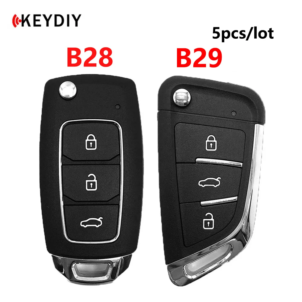 

5pcs KEYDIY B28 B29 Car Remote Key 3 Button B 29 Universal KD Car Remote Control Key for KD200 KD900 KD900+ URG200 KD-X2 Mini