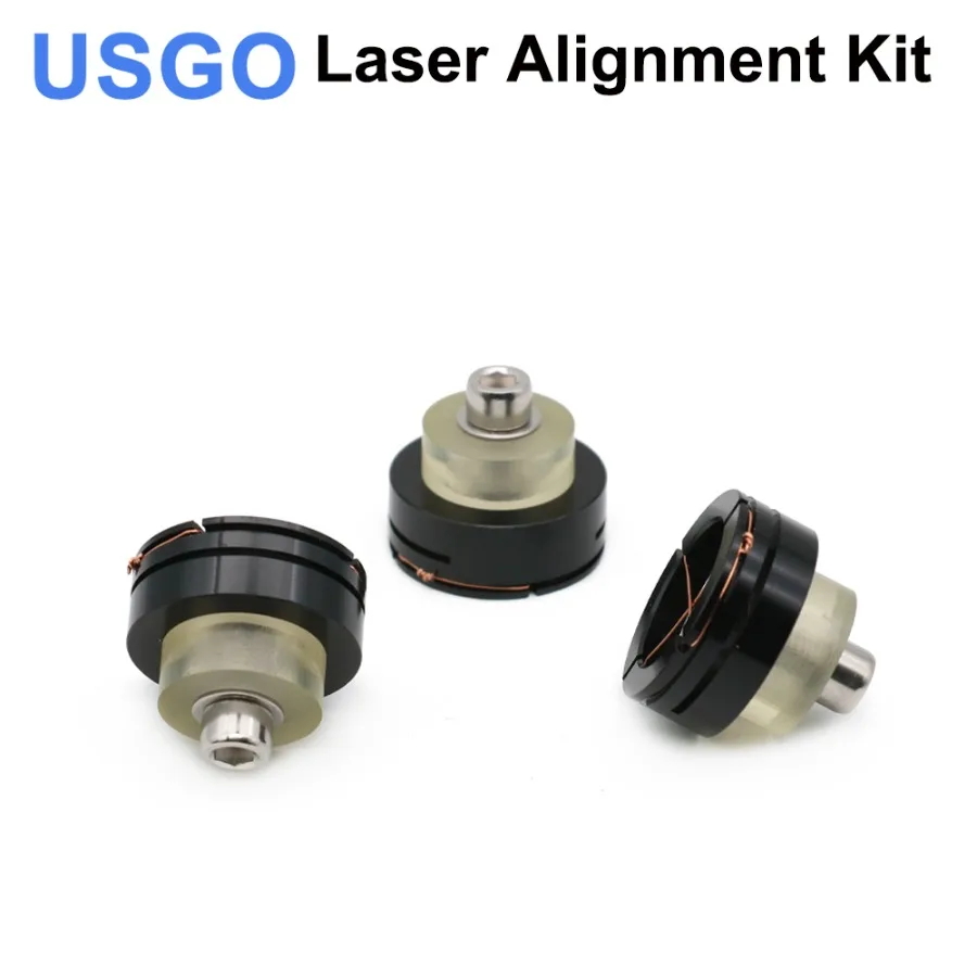 USGO Laser path calibration device Black Regulator Alignment Kit For CO2 Laser Cutting Machine Laser path calibration