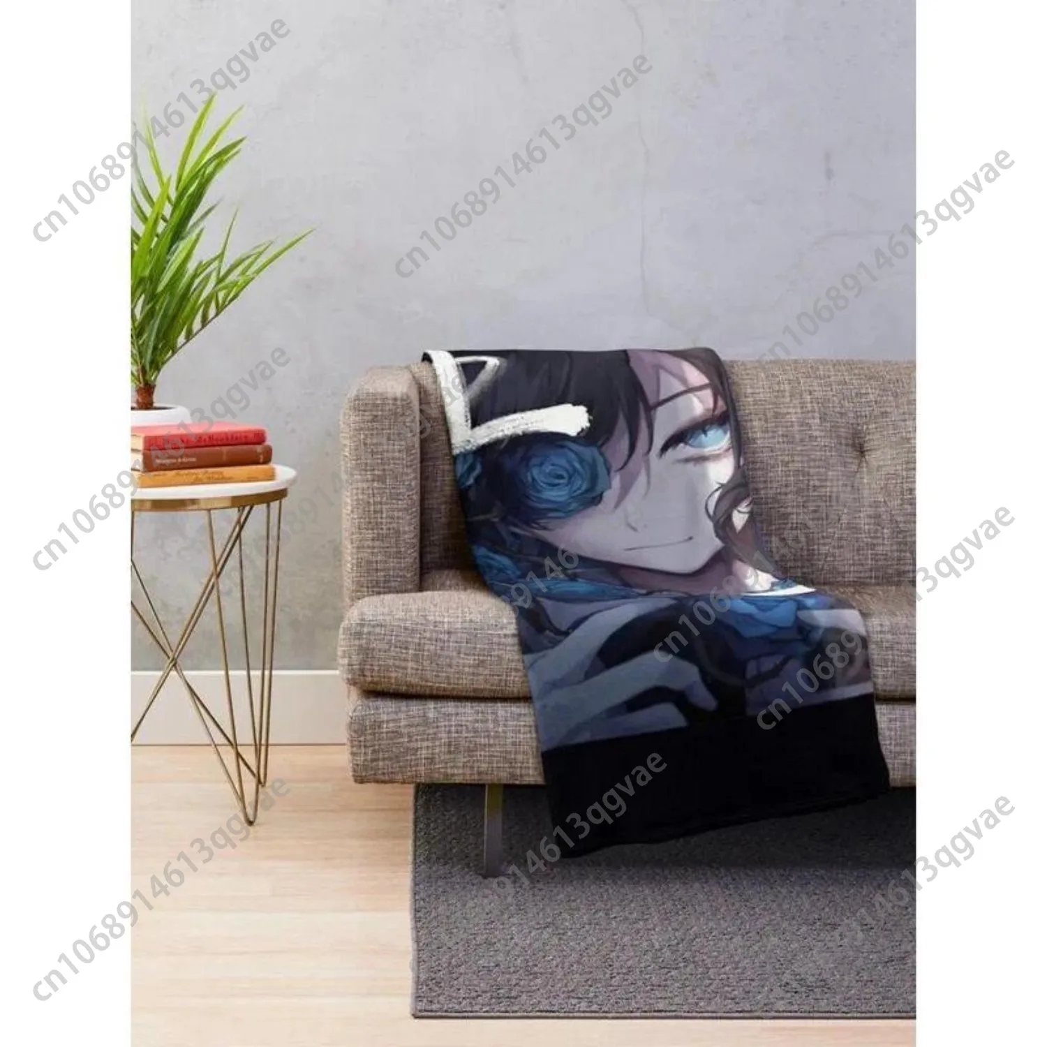 أدو غلاف الألبوم رمي بطانية تأثيري أنيمي الزخارف لينة الزخرفية رمي البطانيات الفانيلا بطانية #2