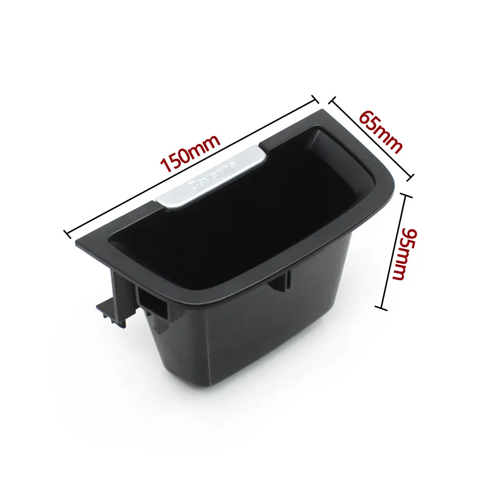 LHD RHD Car Center Console Black Insert Storage Box Modified Storage Container For Porsche Cayenne 9Y0 9YA 2018-2023 9Y0864051