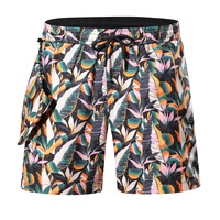 2025 new summer men's five pants men's flower shorts men's loose tide big yards casual pants beach pants