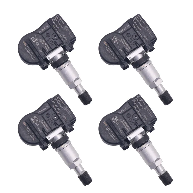 52933-B1100 4Pcs 433MHz TPMS Tire Pressure Sensor For Hyundai Accent Equus I30 ix20 Kia Rio Ceed Vehicle Repair Parts