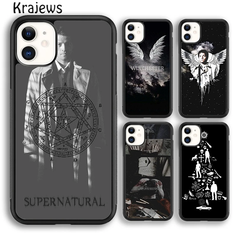 Castiel WINCHESTER Supernatural Phone Case Cover For iPhone 16 15 SE2020 14 6 7 8 plus 11 12 13 pro max coque Shell Fundas