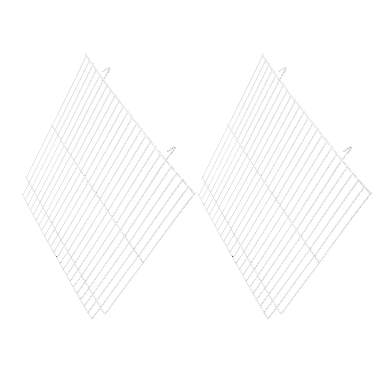 

2Pcs Small Animal Cage Divider Iron Net Baffle Metal Partition Panel Hamster Rabbit Dog Cat Rodent Habitat Separator
