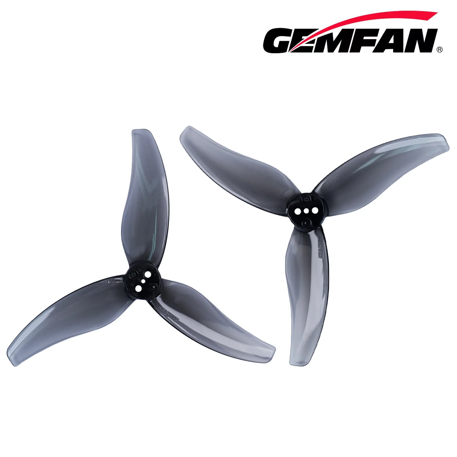 10 pares (10CW + 10CCW) Gemfan 3630 3.6X3X3 hélice de 3 lâminas - versão T-Mount 1.5mm