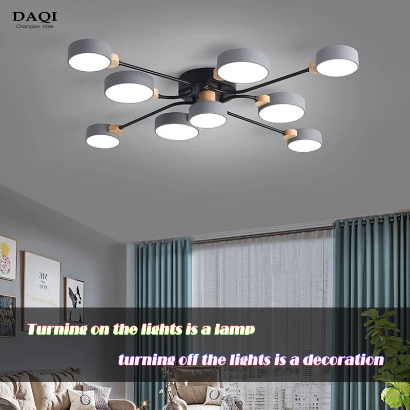 

Современная потолочная Светодиодная лампа в гостиную, спальню, ретро-лампа для ресторана, кухни, освещение ветки, светильник для коридора, отеля, кабинета, креативная лампа