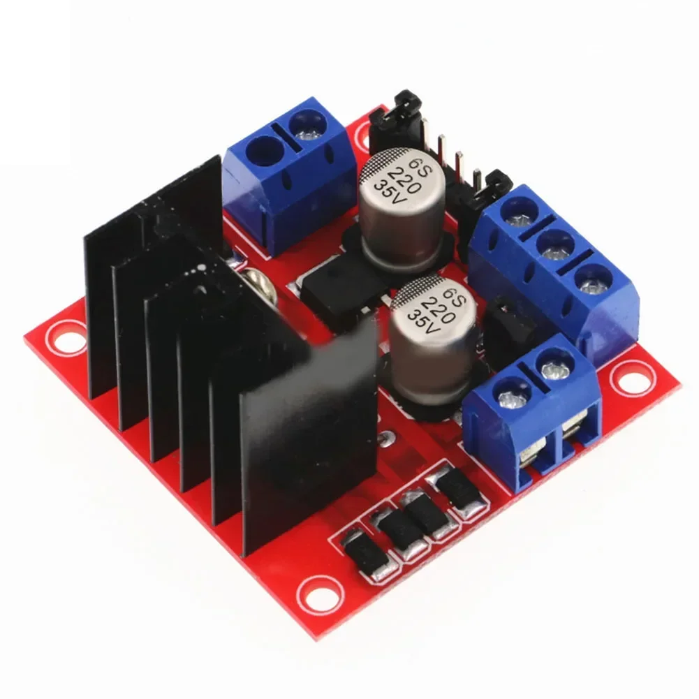 L298N มอเตอร์โมดูล DC Stepper Motor Controller สําหรับหุ่นยนต์รถ 5V H สะพานไดรฟ์ 25W สําหรับแหล่งจ่ายไฟ
