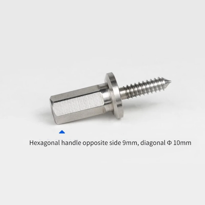 Punta per trapano in acciaio inossidabile per strumento ausiliario con punta per tonda per trapano elettrico Attacco per