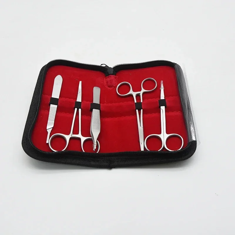 Surgical Suture Training Kit Skin Operate Suture Practice Model Training Pad Needle Scissors Tool Kit Medical Teaching