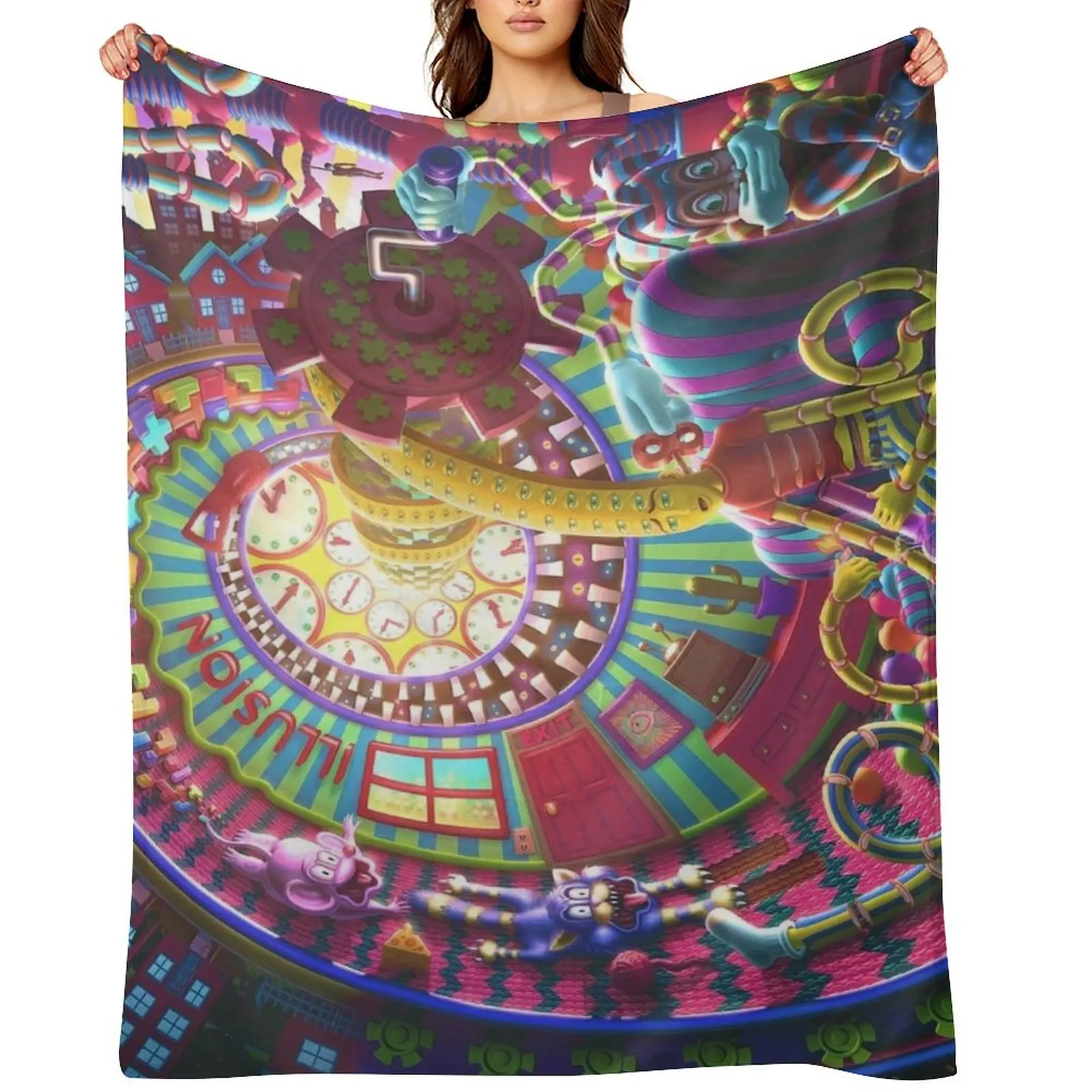 

Bend like us Throw Blanket Thin For Sofa Thin Softest blankets ands Blankets