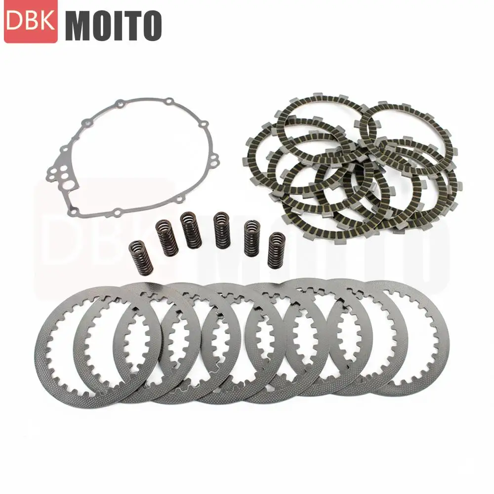 

Motorcycle Cover Gasket Heavy Duty Springs Separator Plates Clutch Friction Plates For Yamaha YZF R6 R6S FZ6 2003-2009