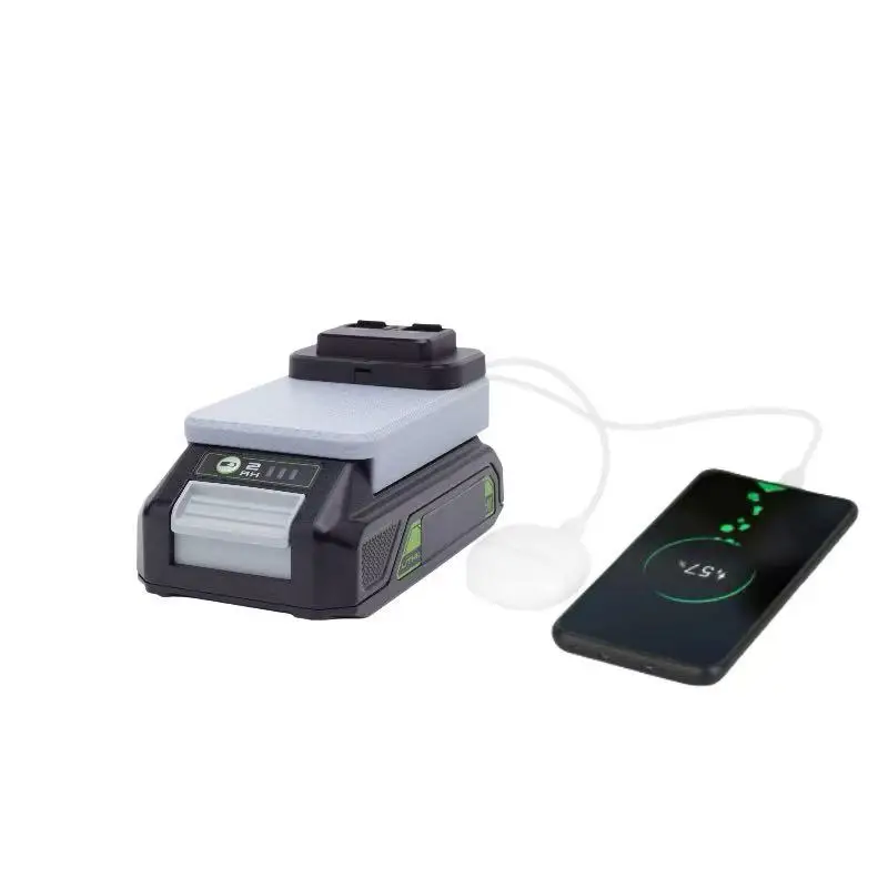 Adapter For Greenworks 24v Power Bank Mobile Phone Tablet Charging PD QC3.0 Electronic Device Port Panel Connector(Only Adapter）
