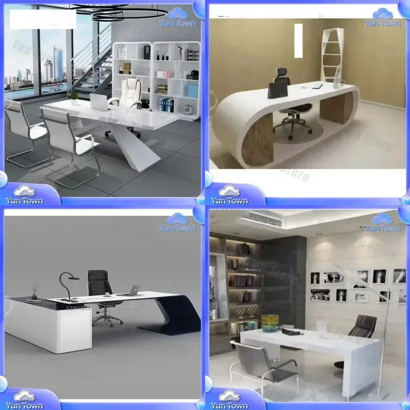 for office table for modern office furniture for manager desk for white  for customized desk for simple desk for China