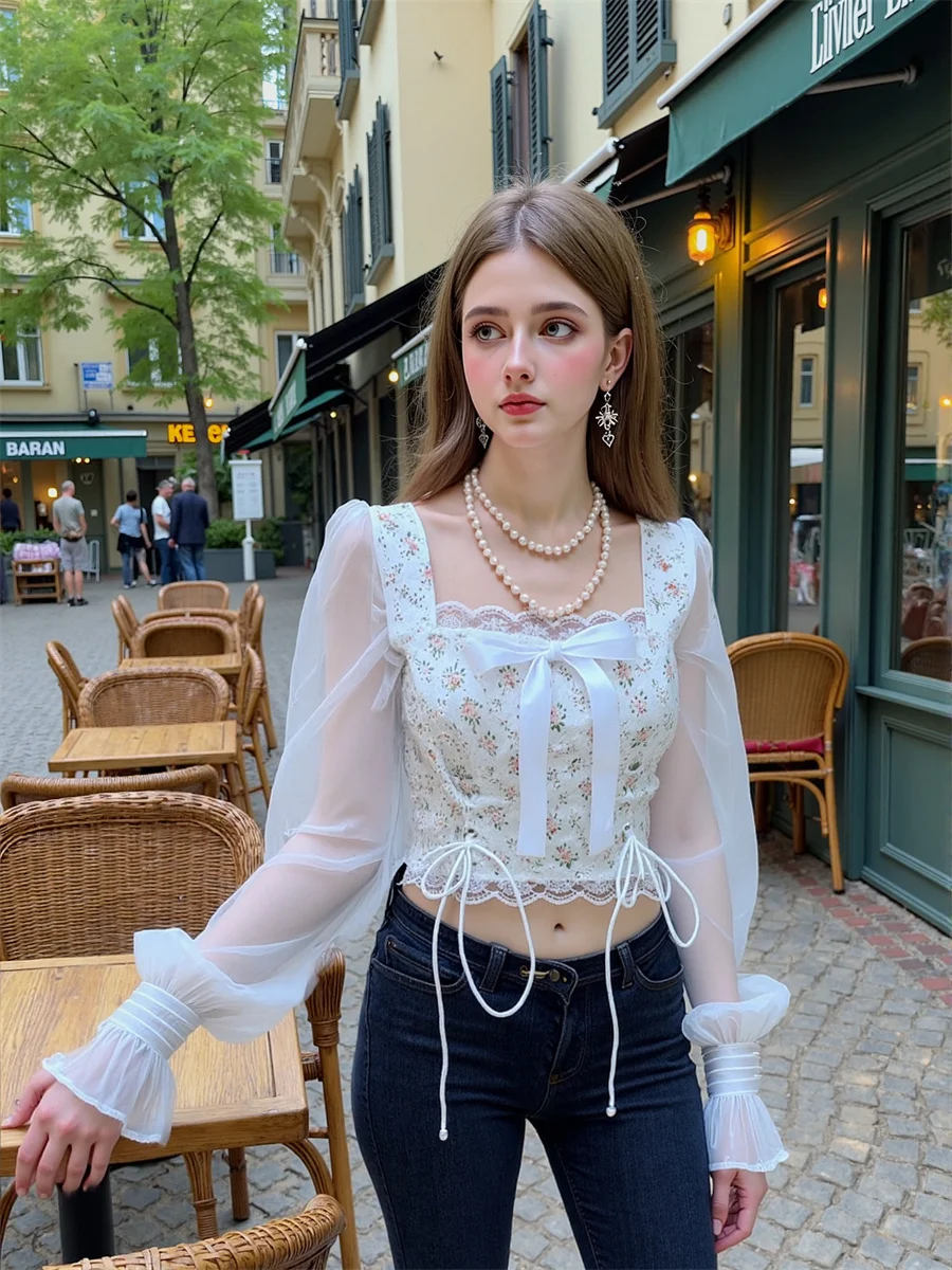 

Шикарные элегантные женские блузки белые корейские осенние хлопковые длинные женские формальные короткие топы большого размера модные женские стильные