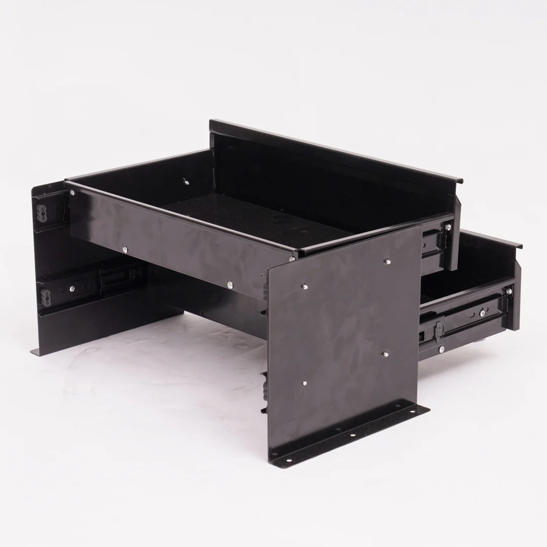 

2-слойный выдвижной ящик для хранения — выдвижной органайзер под столом, невидимое расширение пространства для офисных принадлежностей, инструментов, макияжа