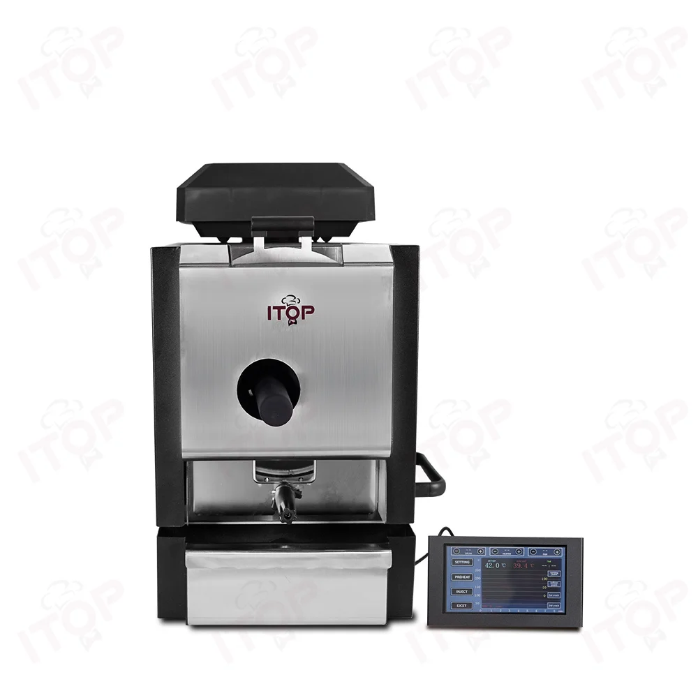 ITOP New Upgrades 2nd Generation Electric Home Use LCD Touch Screen + Artisan System Coffee Roaster Household Machine