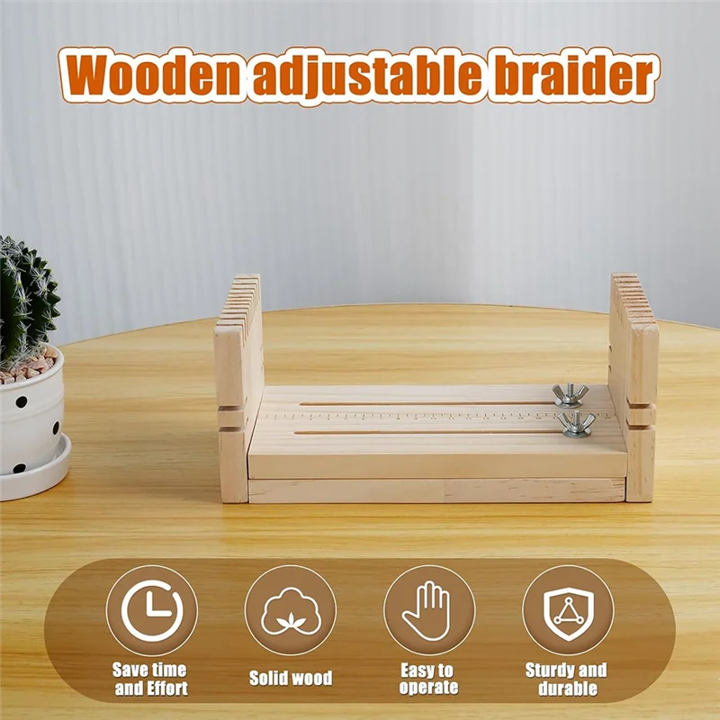 

【Hot Selling】Bracelet Maker Wood Bracelet Jig Adjustable Length Wood Bracelet Jig Wood Bracelet Jig With Metal Locking Clasp