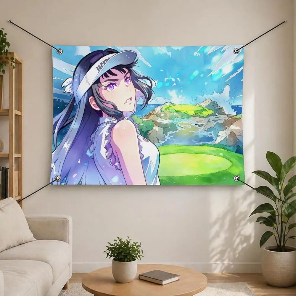 Anime Golf Birdie Wing Flags Flags are suitable for living rooms, bedrooms, bars,salons, gardens, home decor, and as gifts