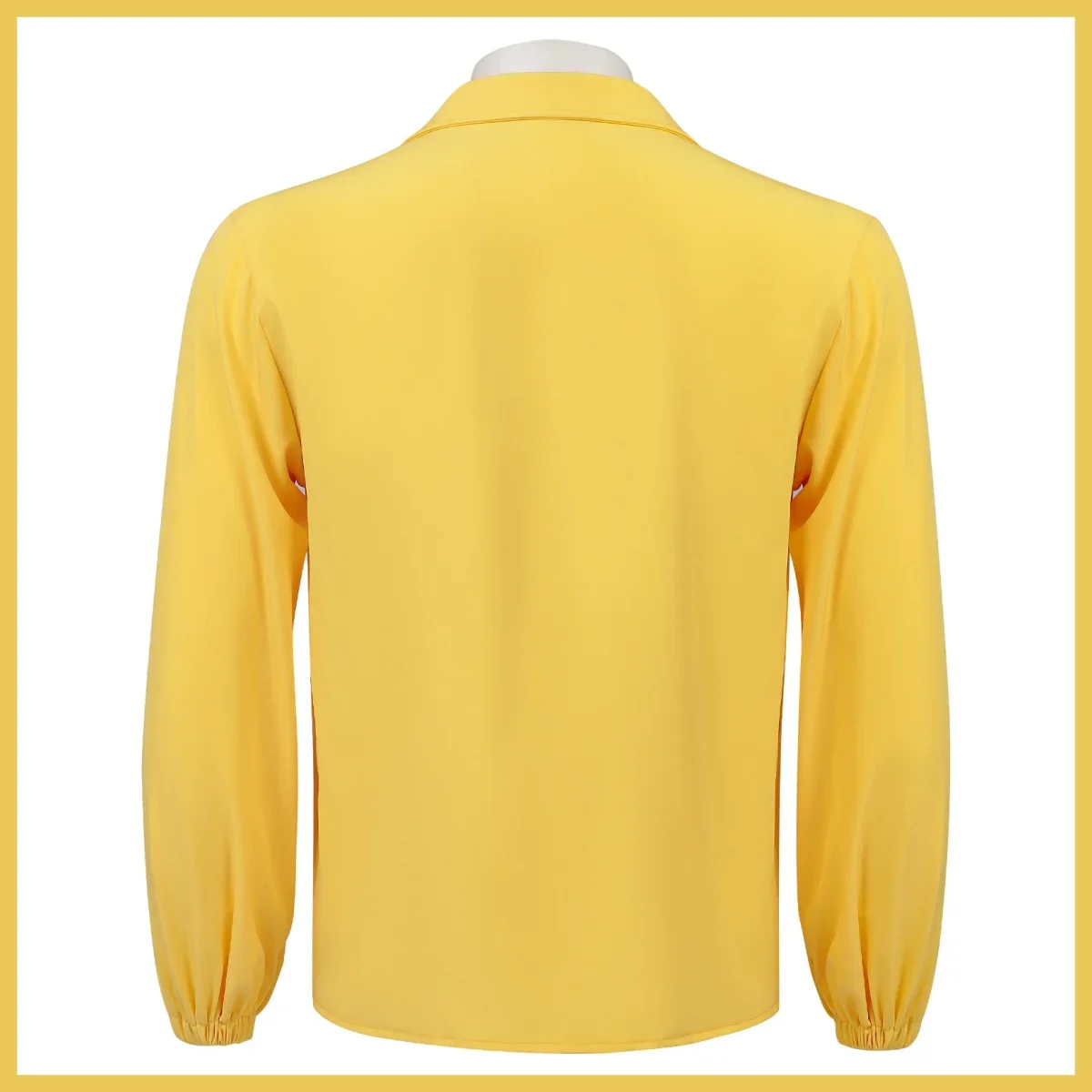 Anime filmes saja meninos soda pop grupo romance cosplay traje camisa amarela colar superior peruca homem mulher terno de halloween