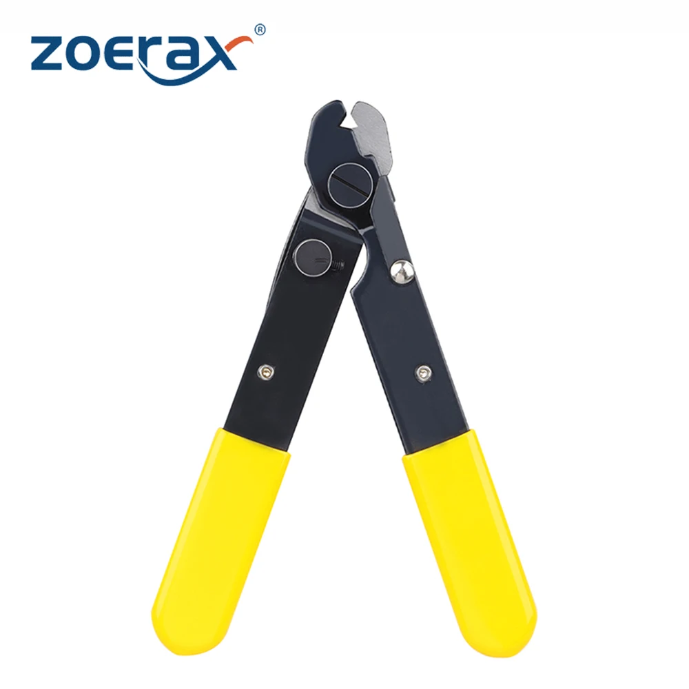 

ZoeRax Single Hole Fiber Optic Cable Stripper Clamp Wire Stripper Tool Precision Fiber Stripping Pliers for ST/SC/FC/LC