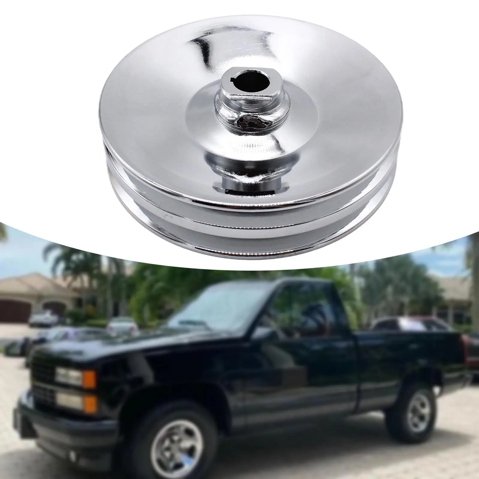 

Шкив насоса гидроусилителя рулевого управления с двойной канавкой, прочный, простая установка, автомобильные аксессуары, надежная замена для Chevrolet