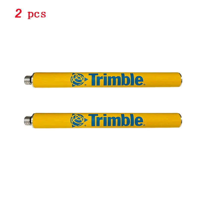 2pcs GPS Aluminum Rod 25cm Length Surveying Pole for Trimble Antenna Extend Section for Trimble GPS + 5/8 x 11 thread both ends