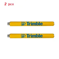 2pcs GPS Aluminum Rod 25cm Length Surveying Pole for Trimble Antenna Extend Section for Trimble GPS + 5/8 x 11 thread both ends