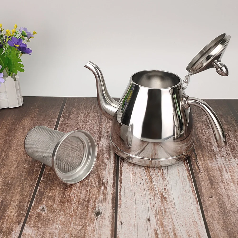

Stainless Steel Tea Kettle Metal Stove Top Teapot Water Kettles Stovetop Tstainless