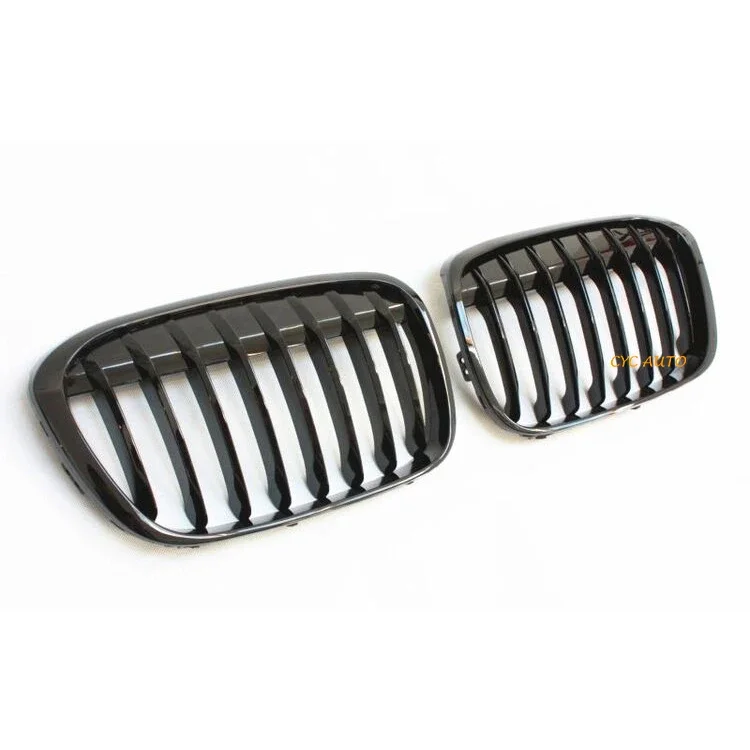 F48 Single trip Gloss black grille with ABS For BMW F48 modified front grille 2016 2017 2018